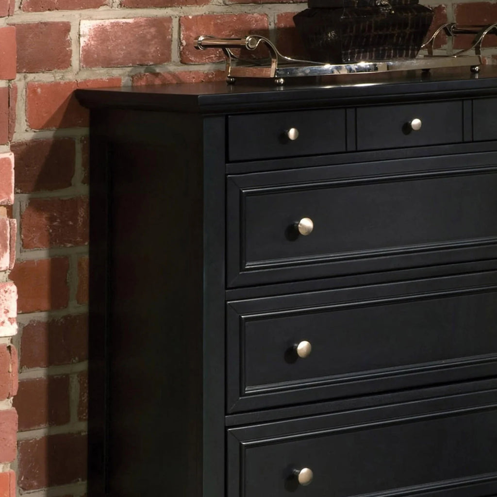 Bedford Wood Chest in Black