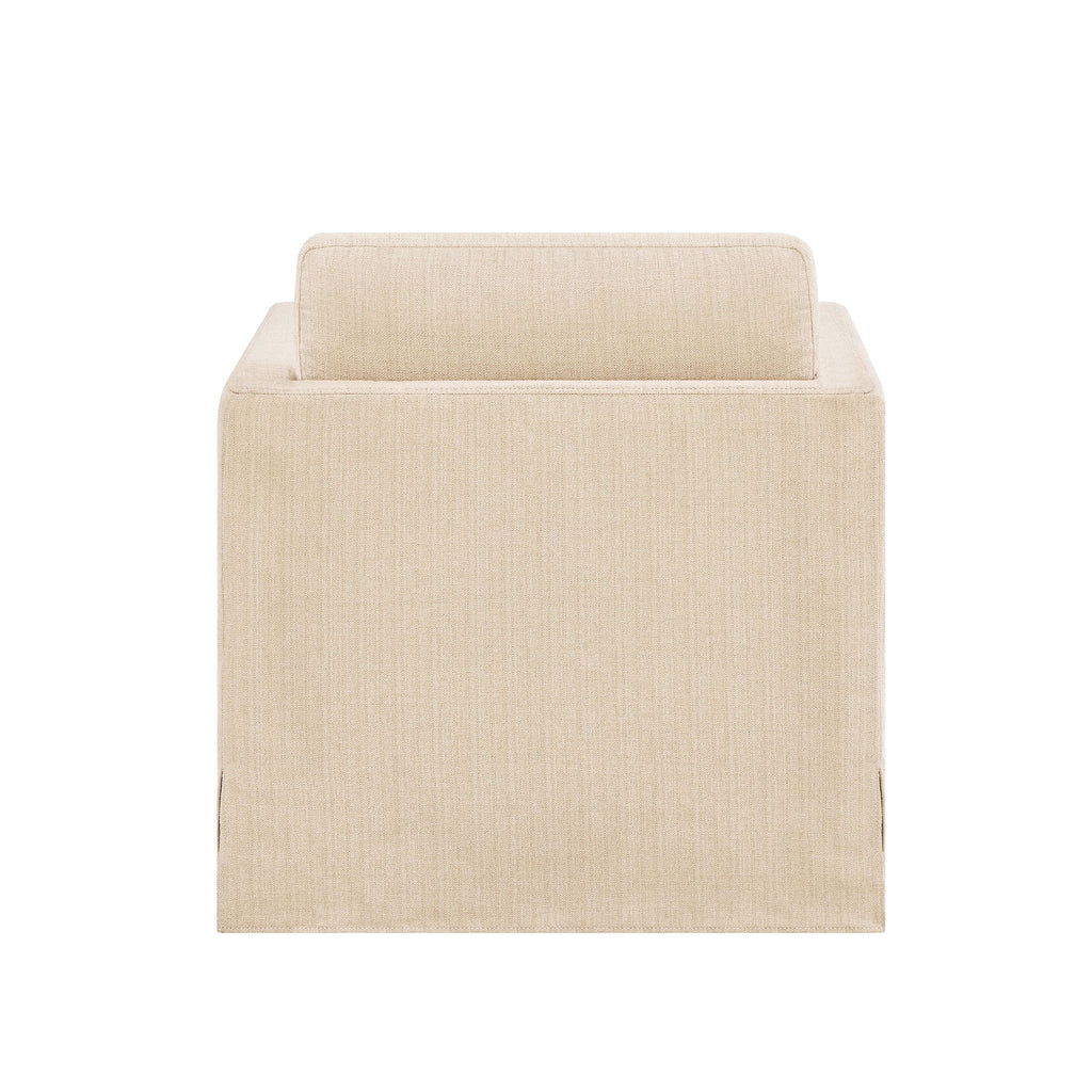 Waylen Swivel Accent Chair, Wheat