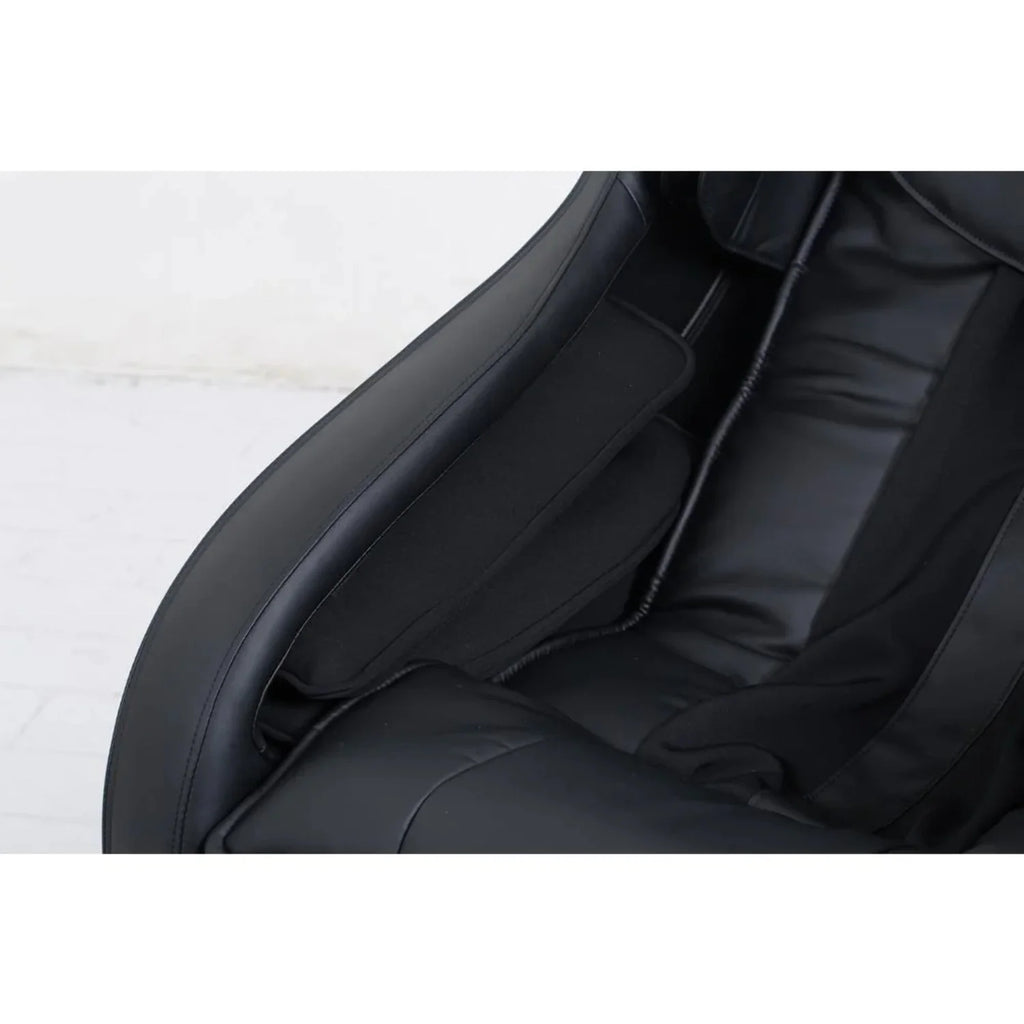 Elvis Black Faux Leather Premium Massage Chair with Bluetooth Speaker