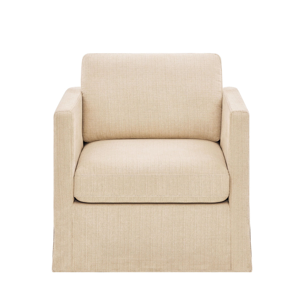 Waylen Swivel Accent Chair, Wheat