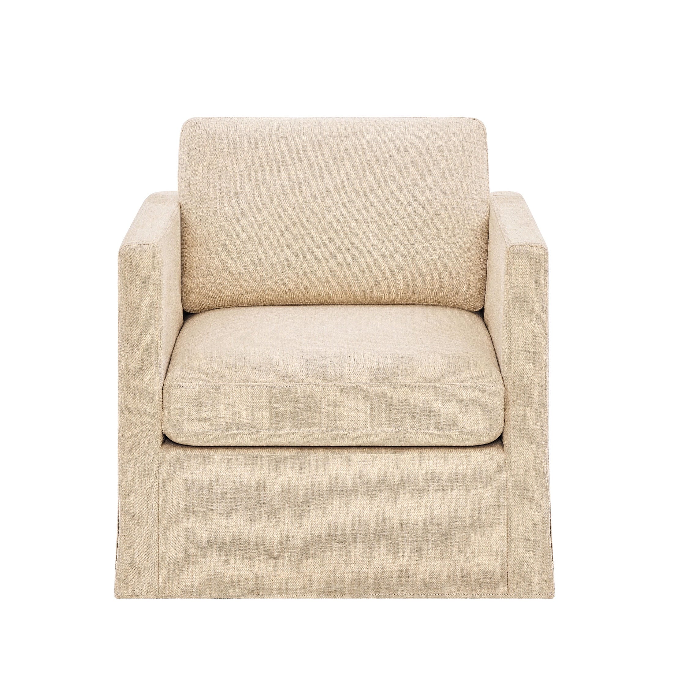 Waylen Swivel Accent Chair, Wheat