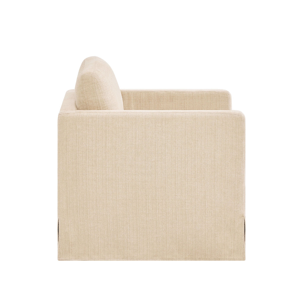 Waylen Swivel Accent Chair, Wheat