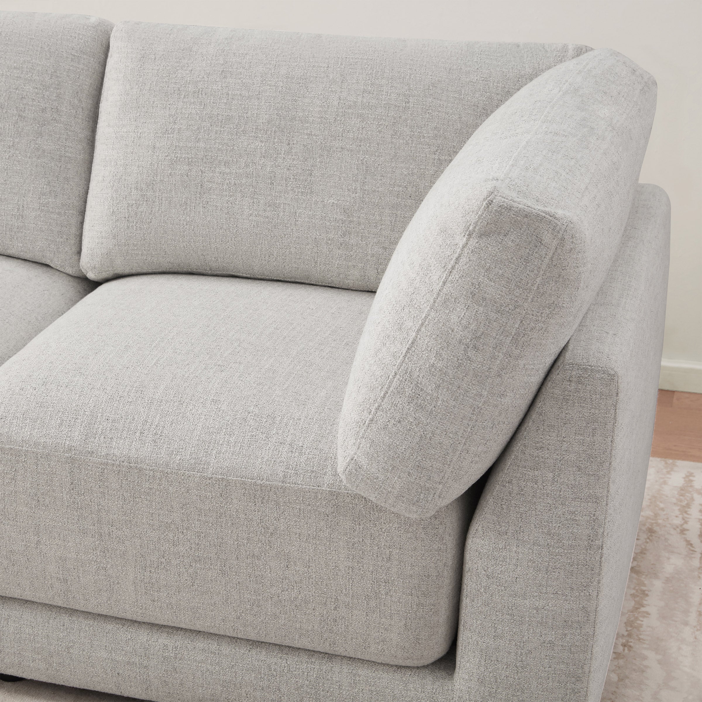 Dayna 4-Piece Fabric Modular Sectional