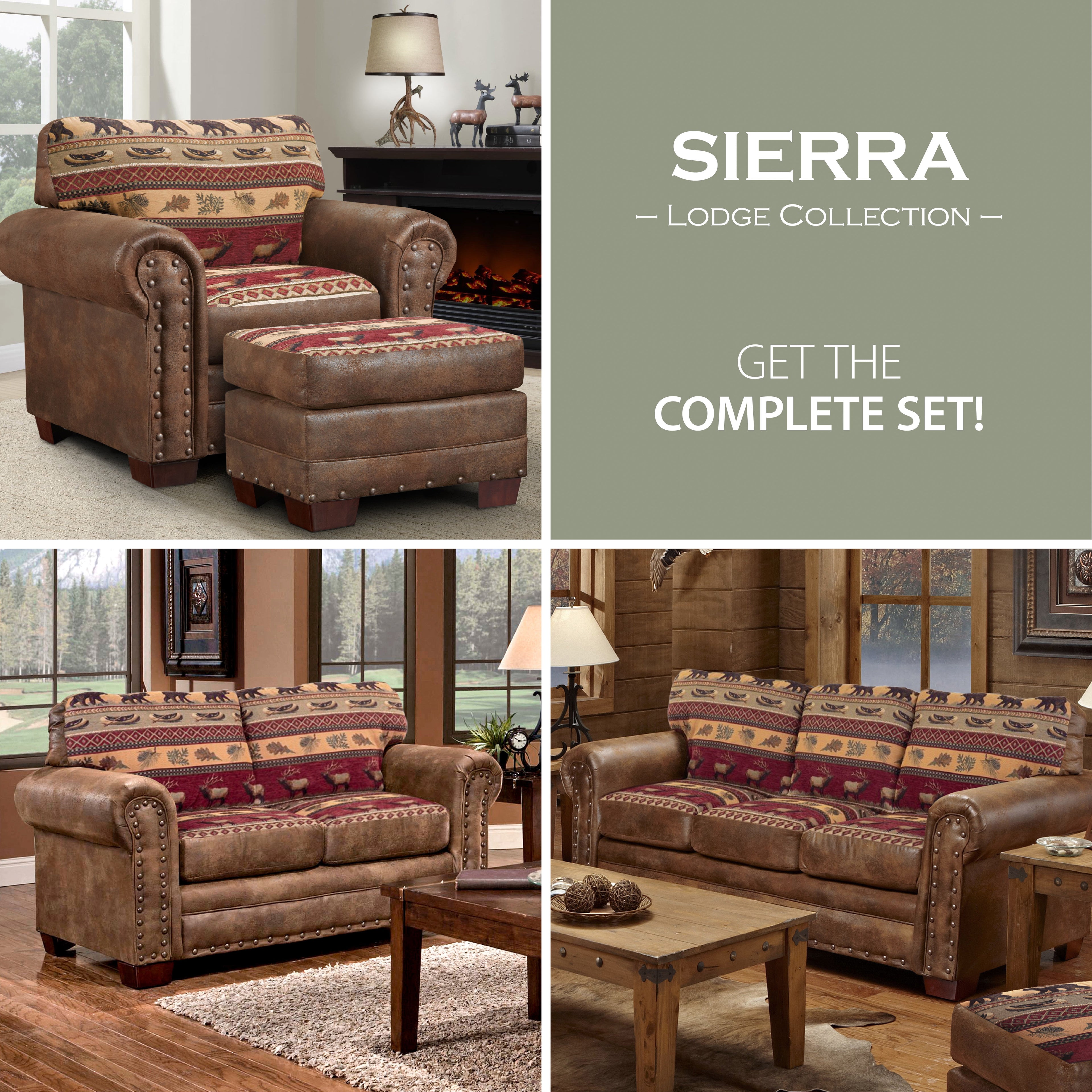 Sierra Lodge 4-Piece Set with Sleeper