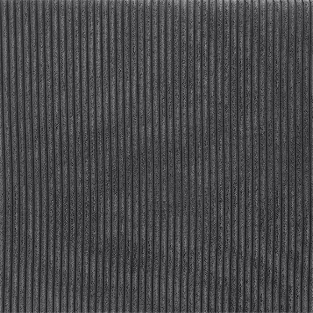 Solid Print L Shaped Sectional Sofa with Pillows, Dark Gray