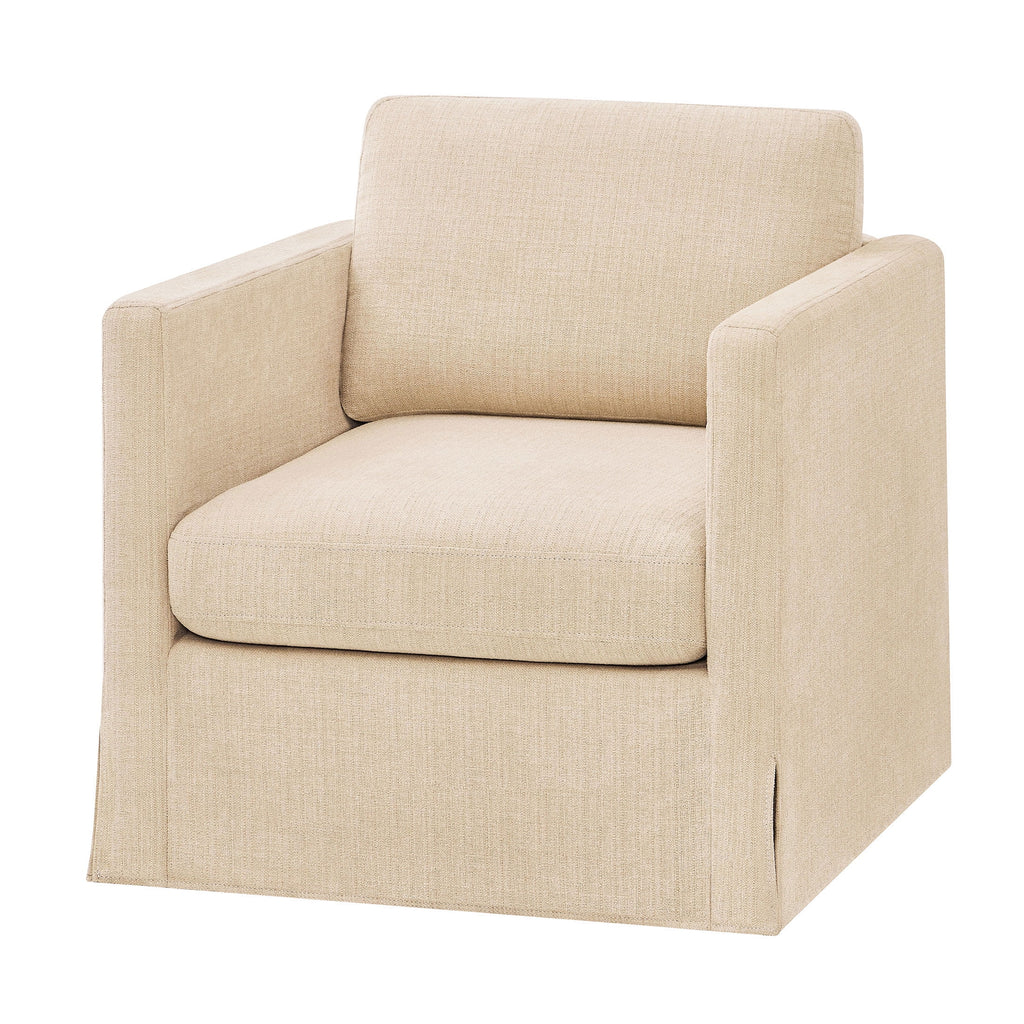 Waylen Swivel Accent Chair, Wheat