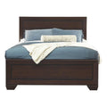Empire Lane Transitional Wood King Panel Bed in Cocoa