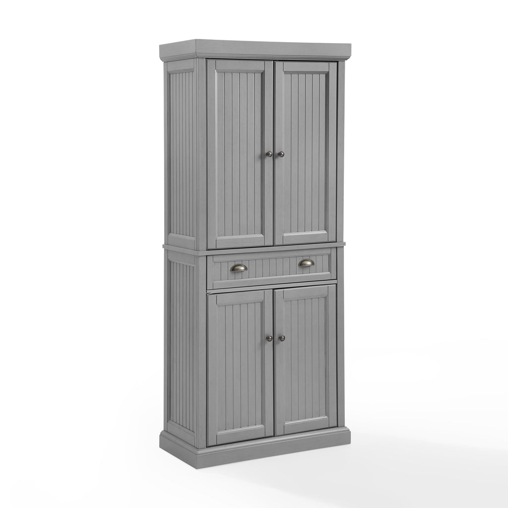 Furniture Seaside Pantry in Distressed Gray