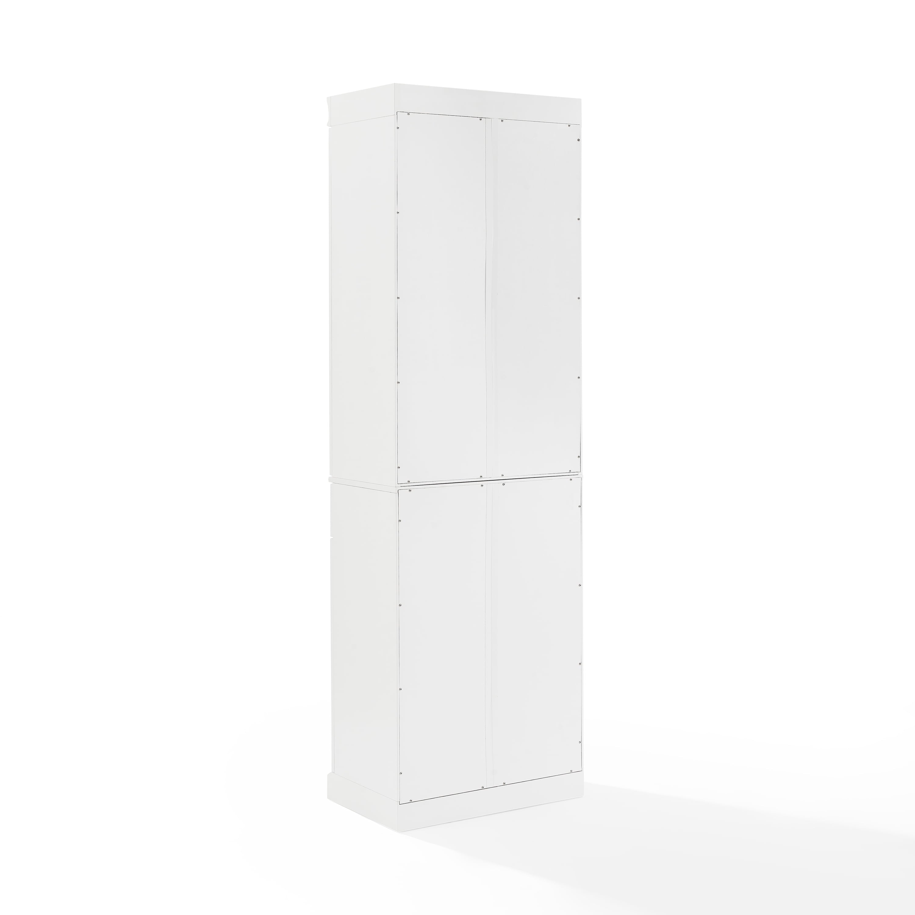 Stanton 2Pc Glass Door Pantry Set White - 2 Pantries