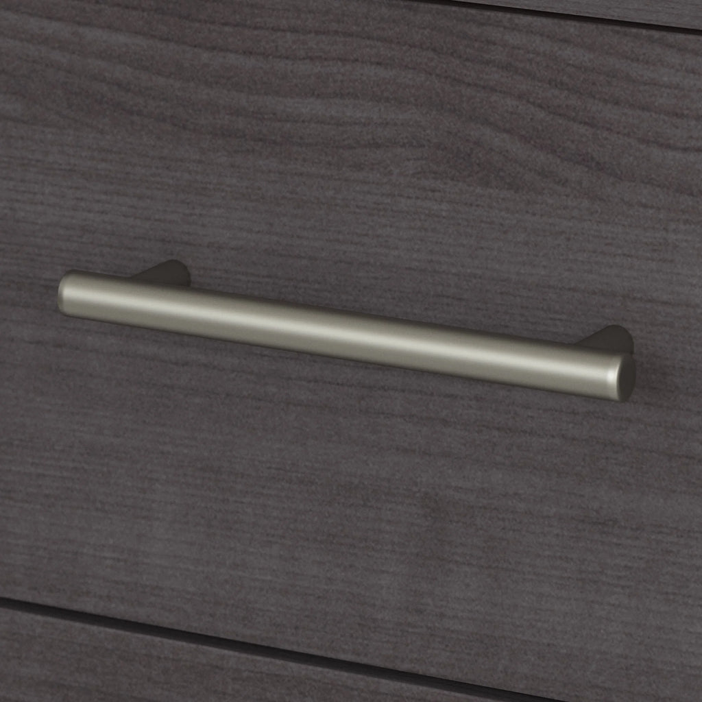 Somerset 72" L Shaped Desk with Storage, Storm Gray