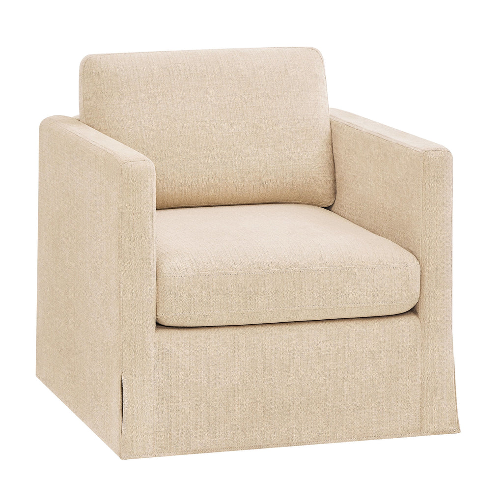 Waylen Swivel Accent Chair, Wheat