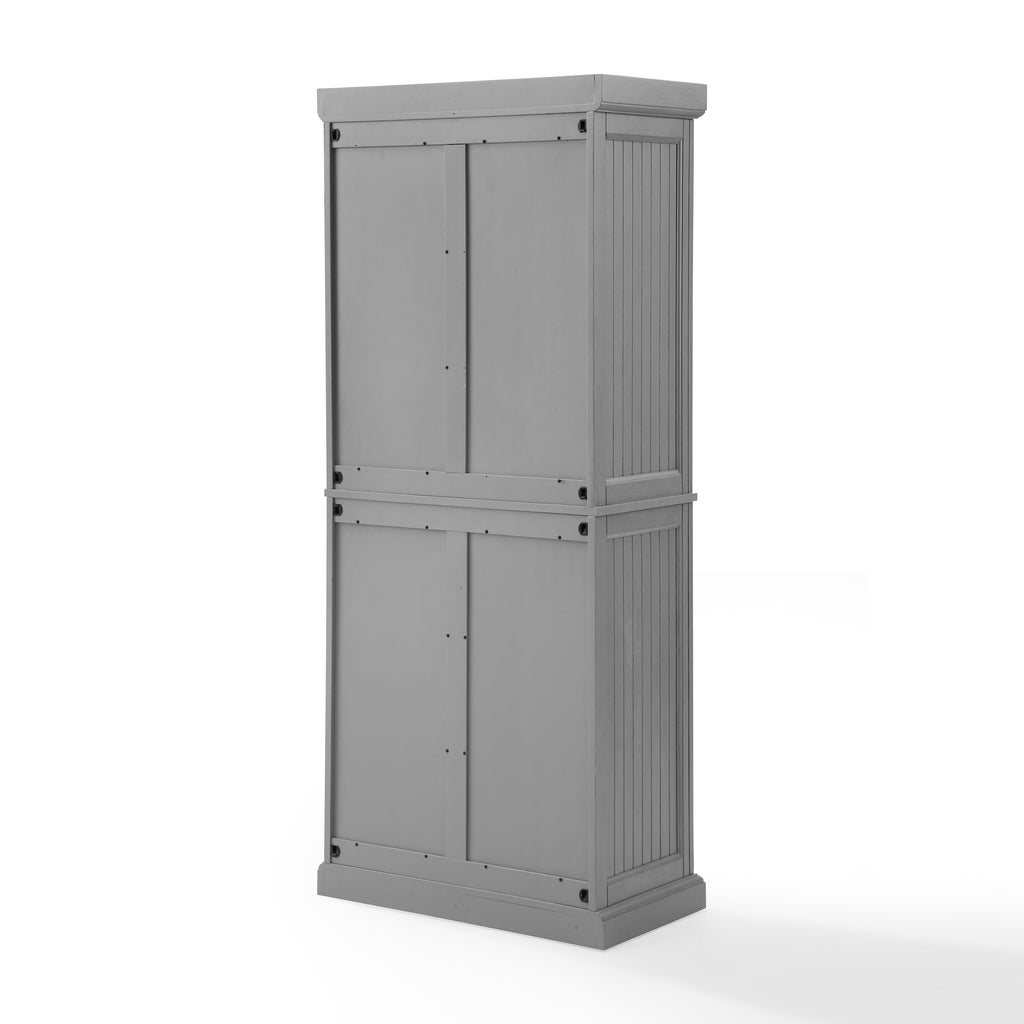 Furniture Seaside Pantry in Distressed Gray