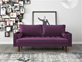 Mac Sofa, Eggplant