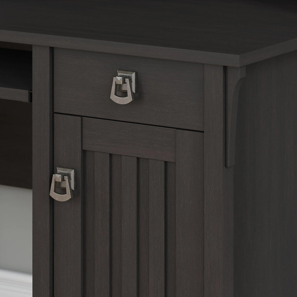 Salinas Small Computer Desk with Hutch